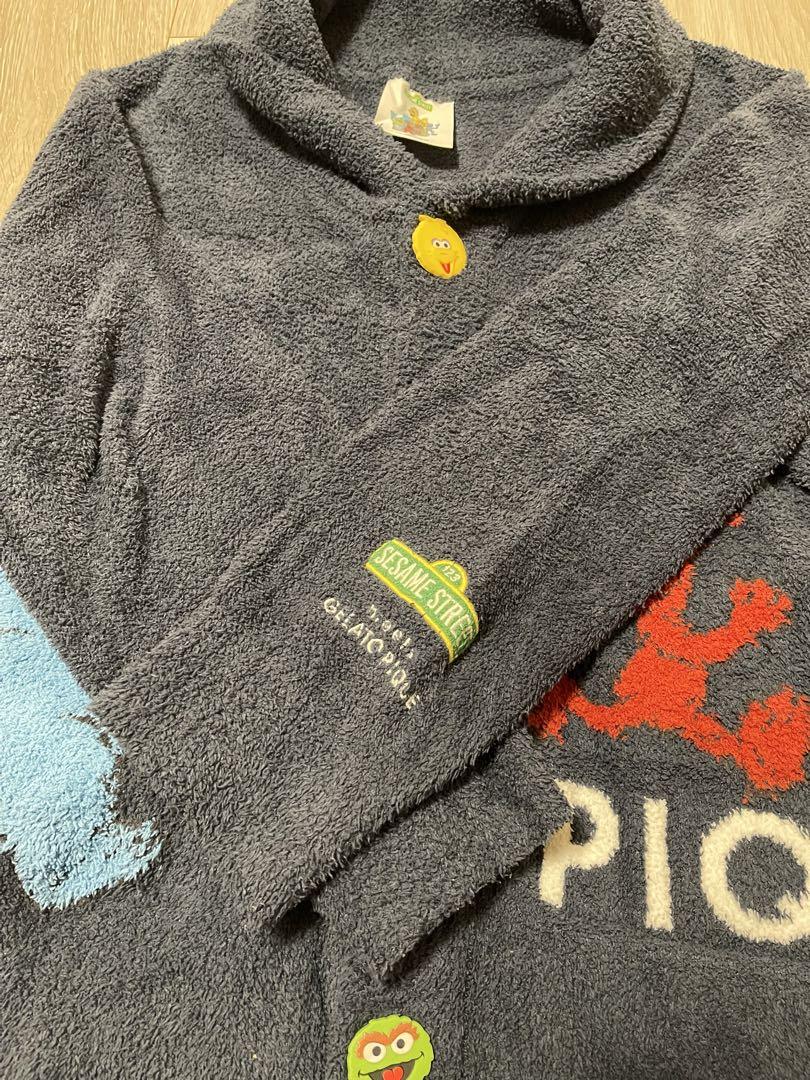 ジェラート ピケ UNISEX☆SESAME STREET☆カーディガン☆S~M