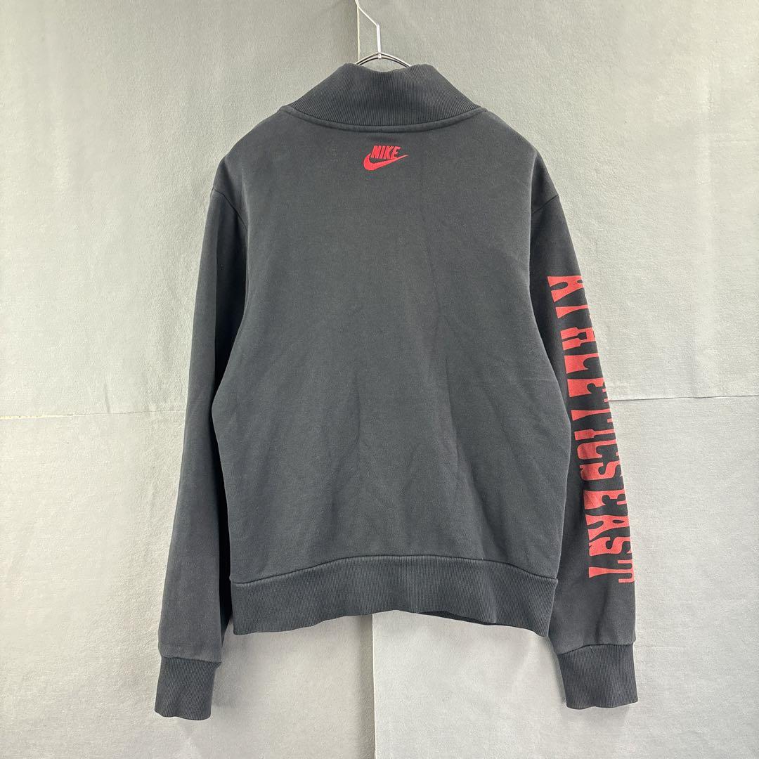 NIKE フルジップスウェット　フェードブラック　M
