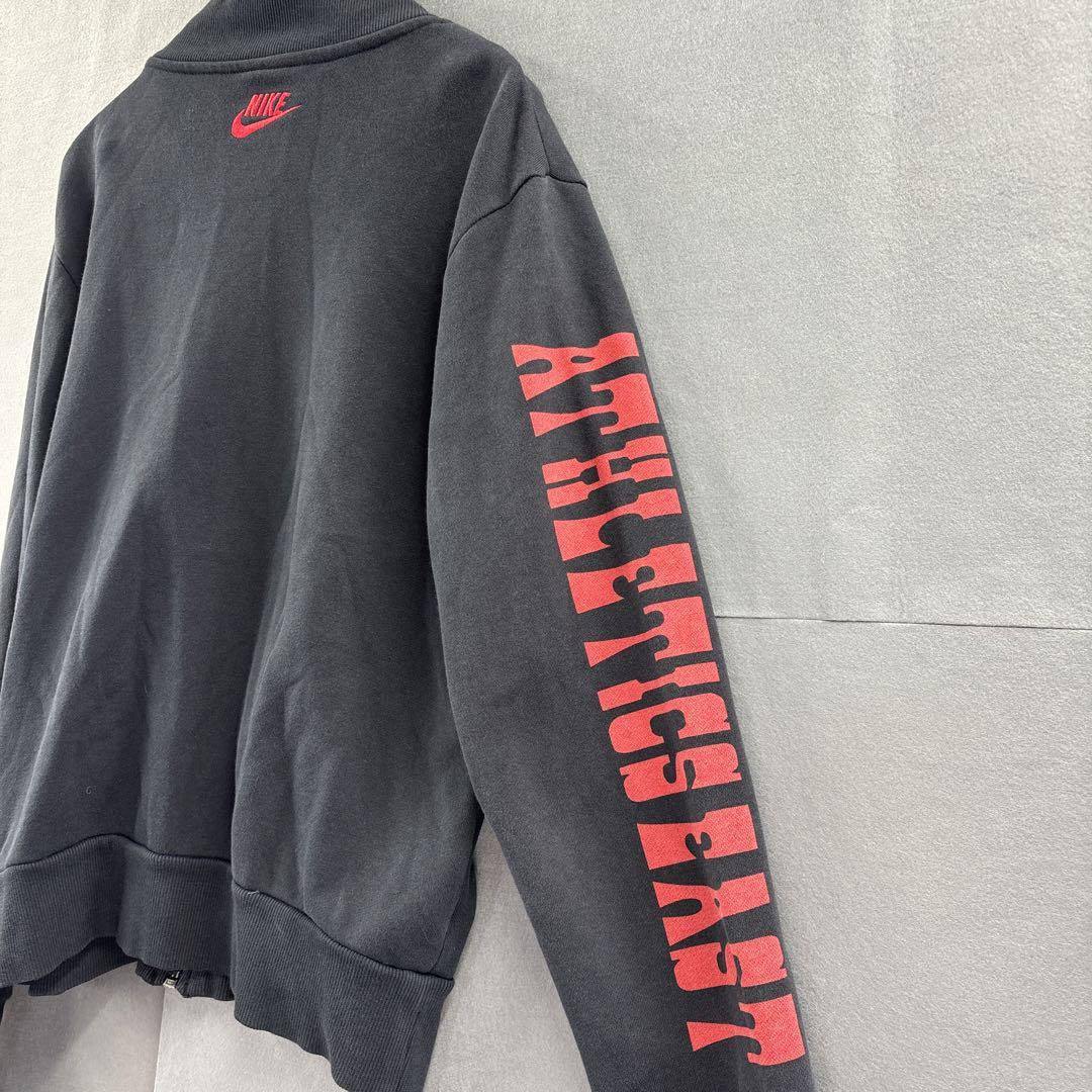 NIKE フルジップスウェット　フェードブラック　M