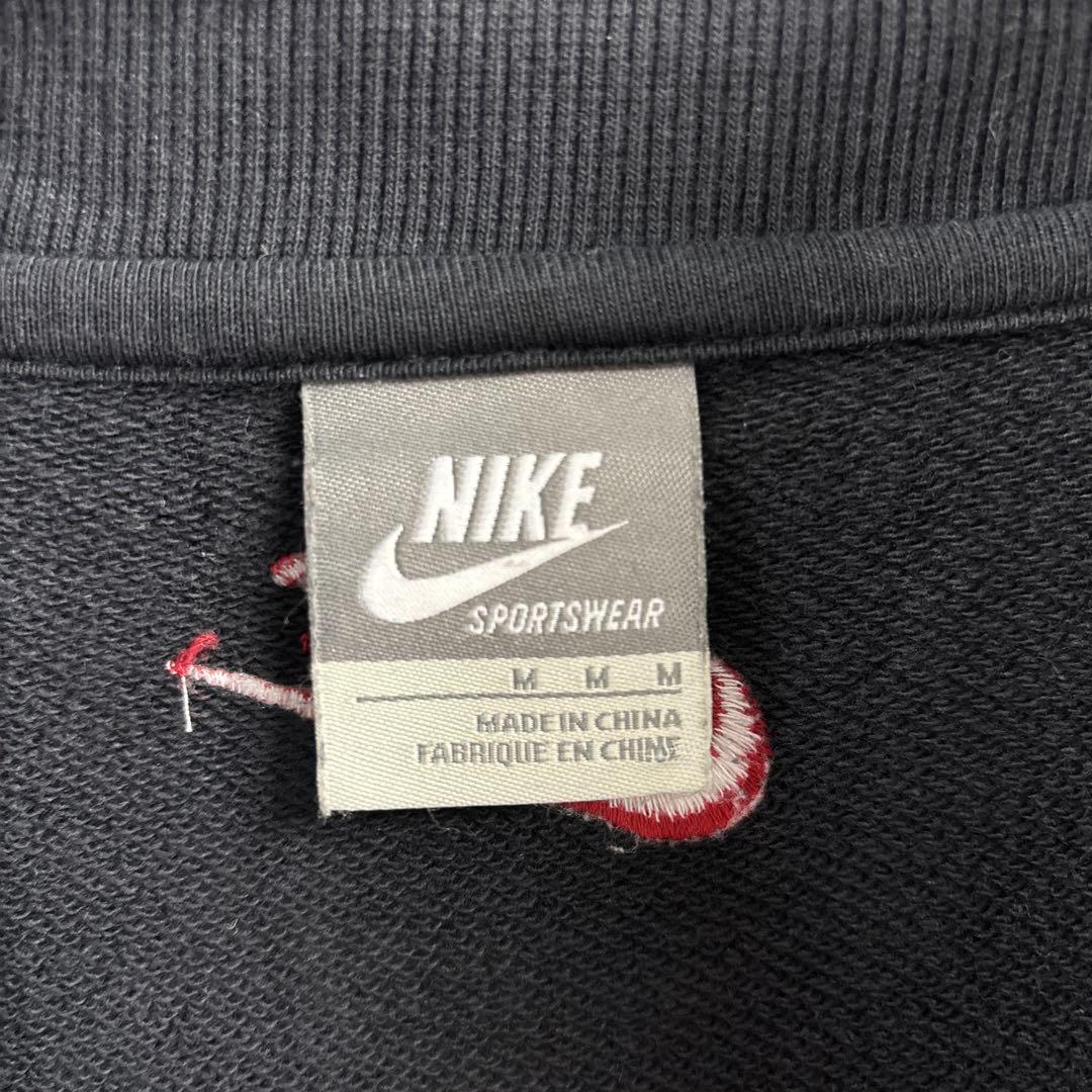 NIKE フルジップスウェット　フェードブラック　M
