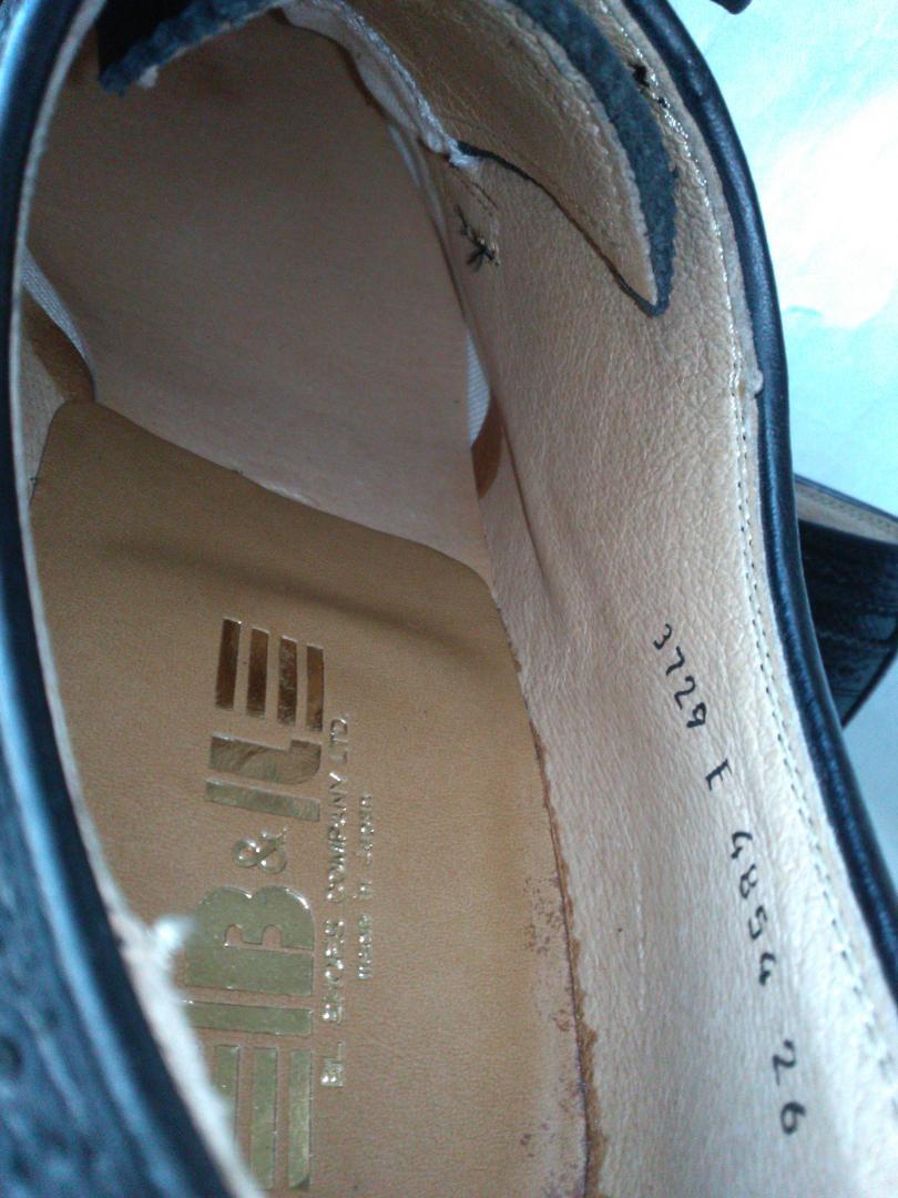 売約済み　未使用 革靴 Goodyear Welted Derby Shoes