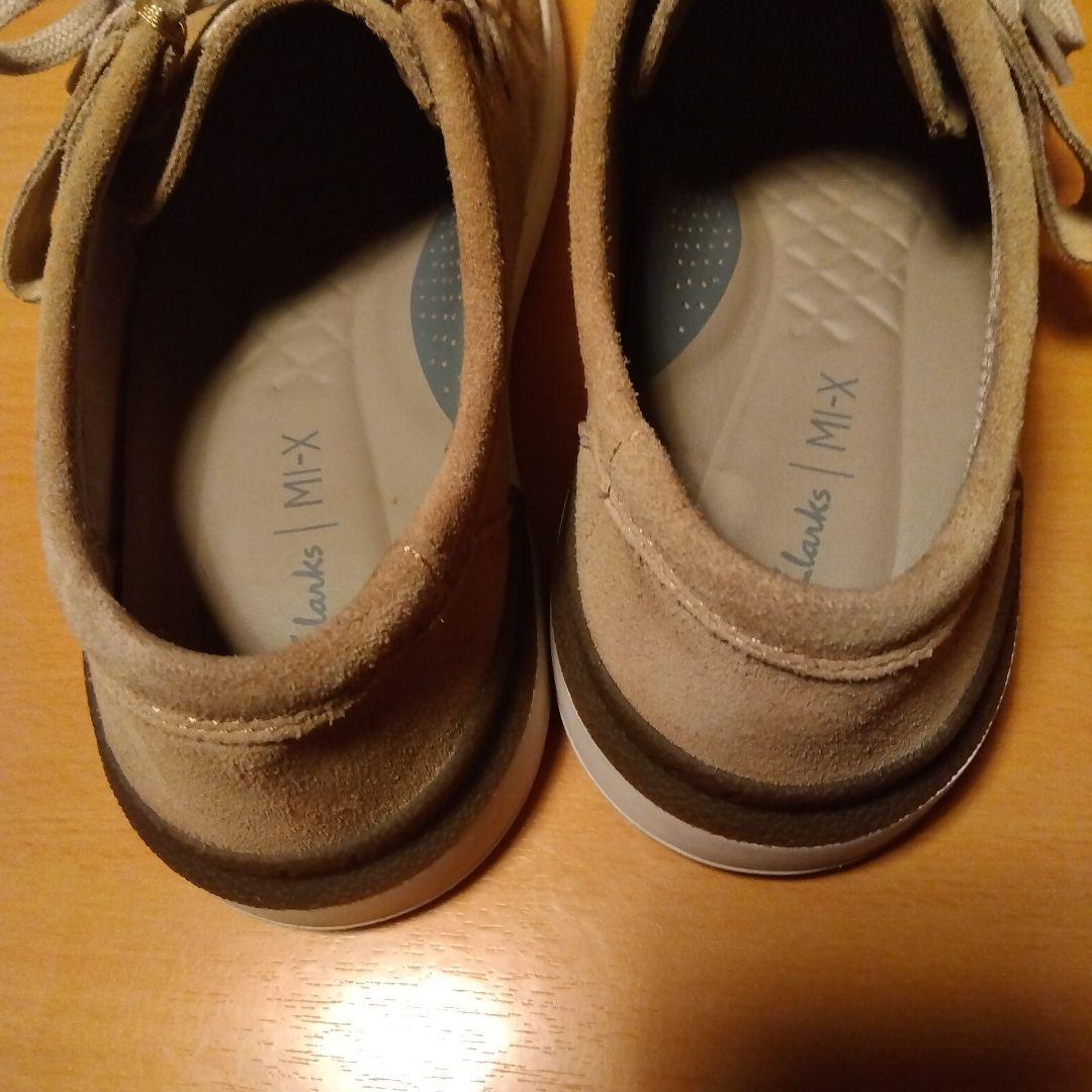 Clarks Mix ベージュ カジュアルシューズ