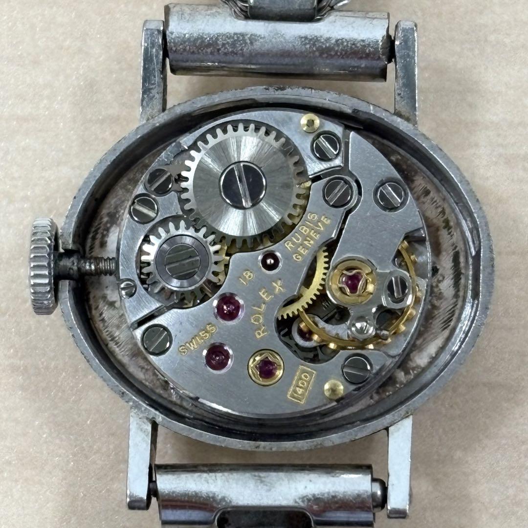 ROLEX 2635 プレシジョン K18 WG 750 手巻き 腕時計 稼動品 ROLEX 2635 プレシジョン K18 WG 750 手巻き 腕時計 稼動品
