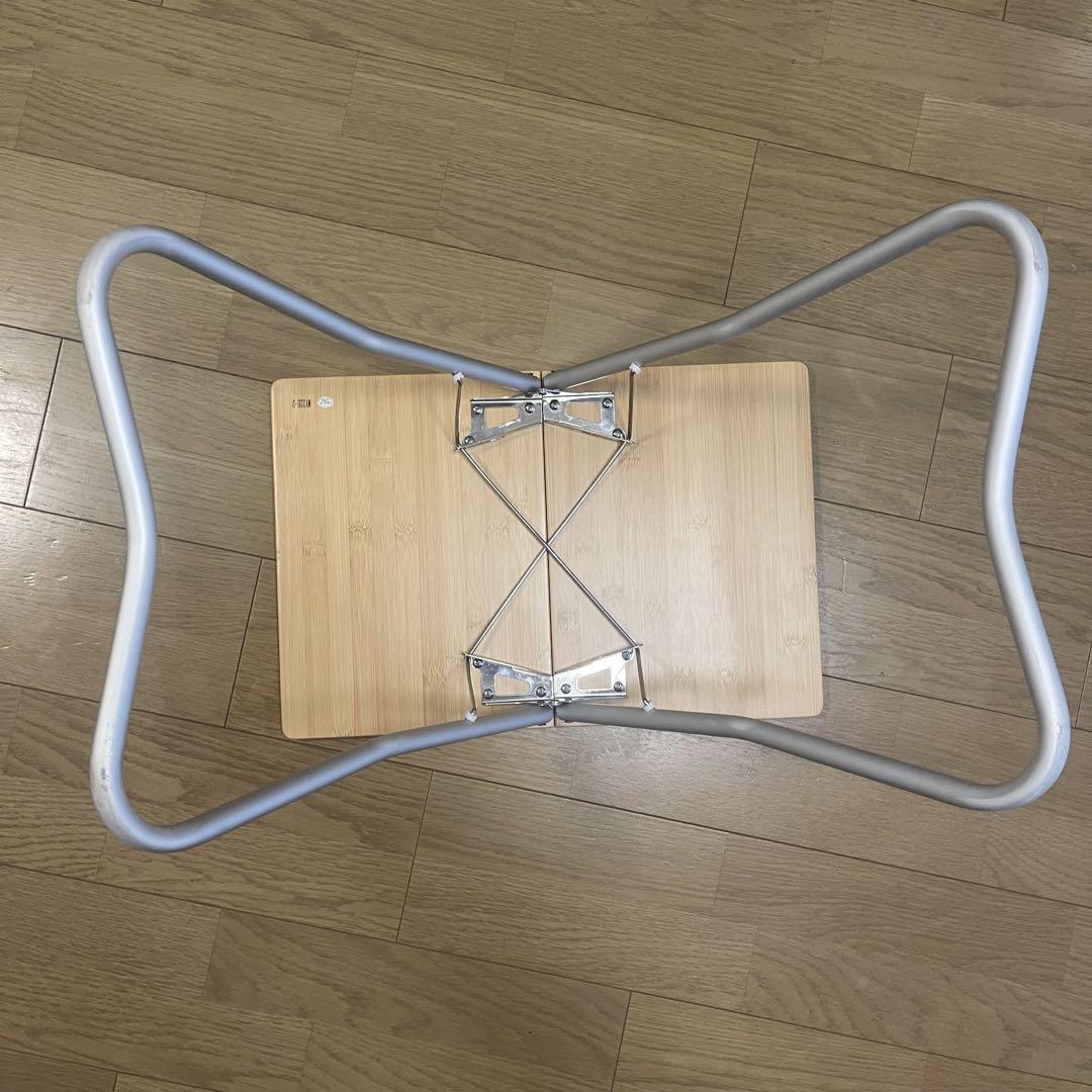 美品　スノーピーク　バンブー　竹　MYテーブル　ワンアクション　カバー付
