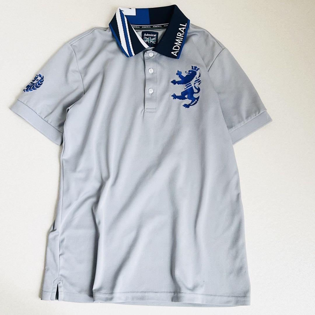 Admiral Golf アドミラルゴルフ メンズ ポロシャツ 半袖 吸水速