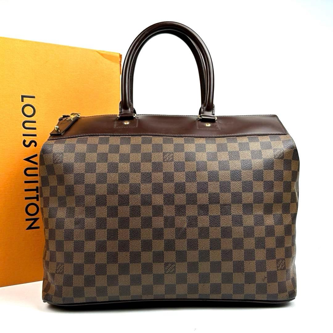 ルイヴィトン ダミエ グリニッジPM N41165 ボストンバッグ レザーLOUIS VUITTON