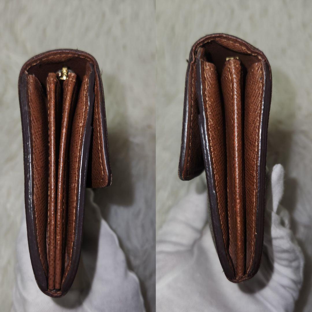 ルイヴィトン モノグラム ポルトフォイユサラ 長財布　ブラウン　カード10枚