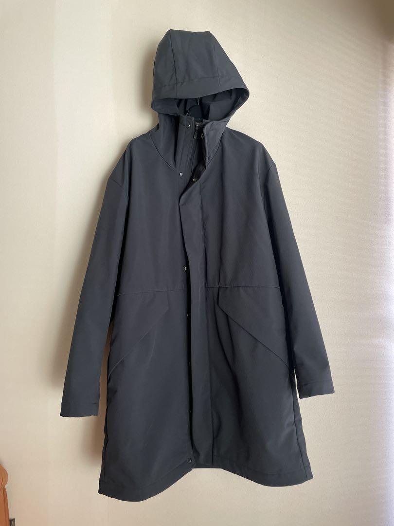 DESCENTE PAUSE フーデッドコート (BLACK)
