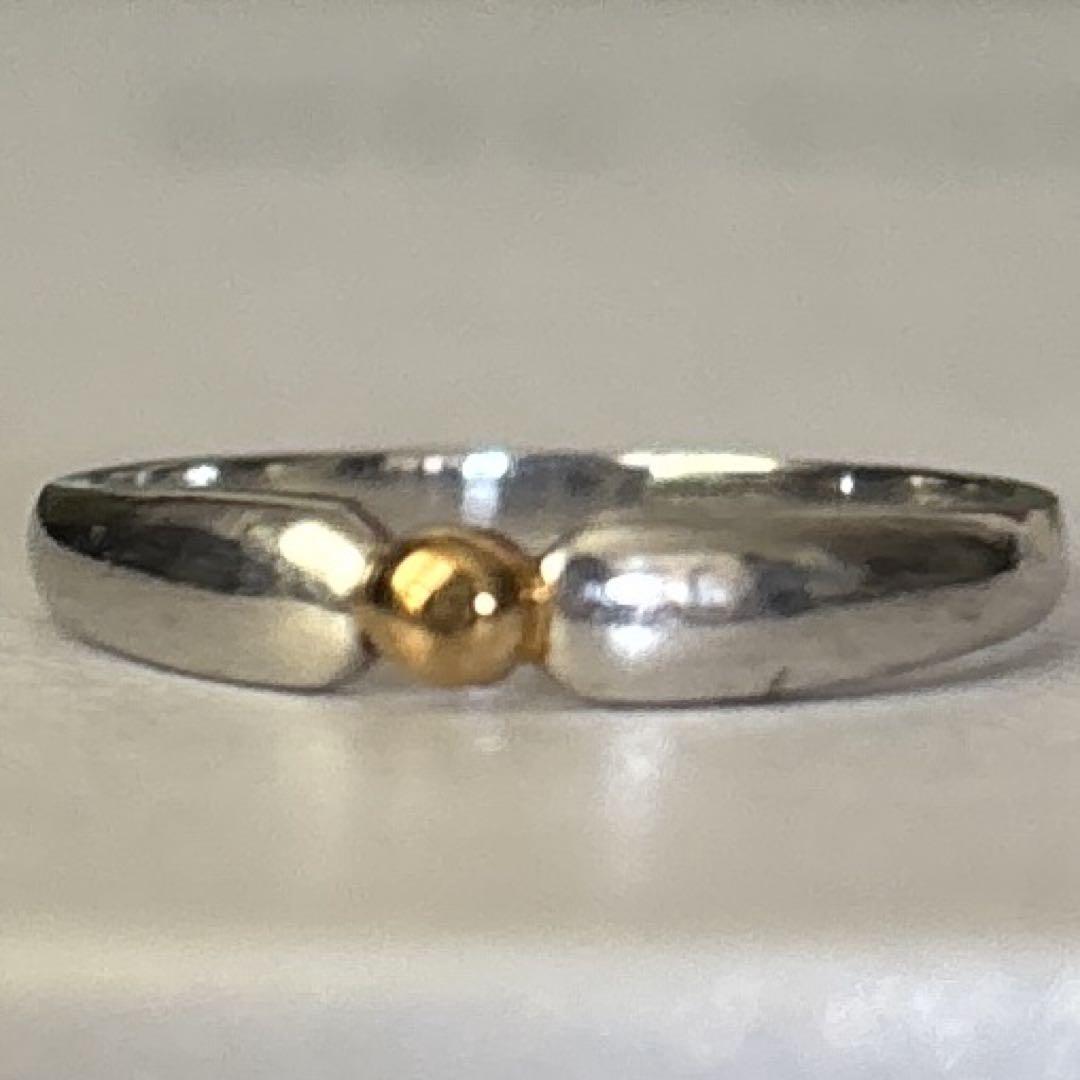 Pt900＆18K デザインリング✴︎used✴︎