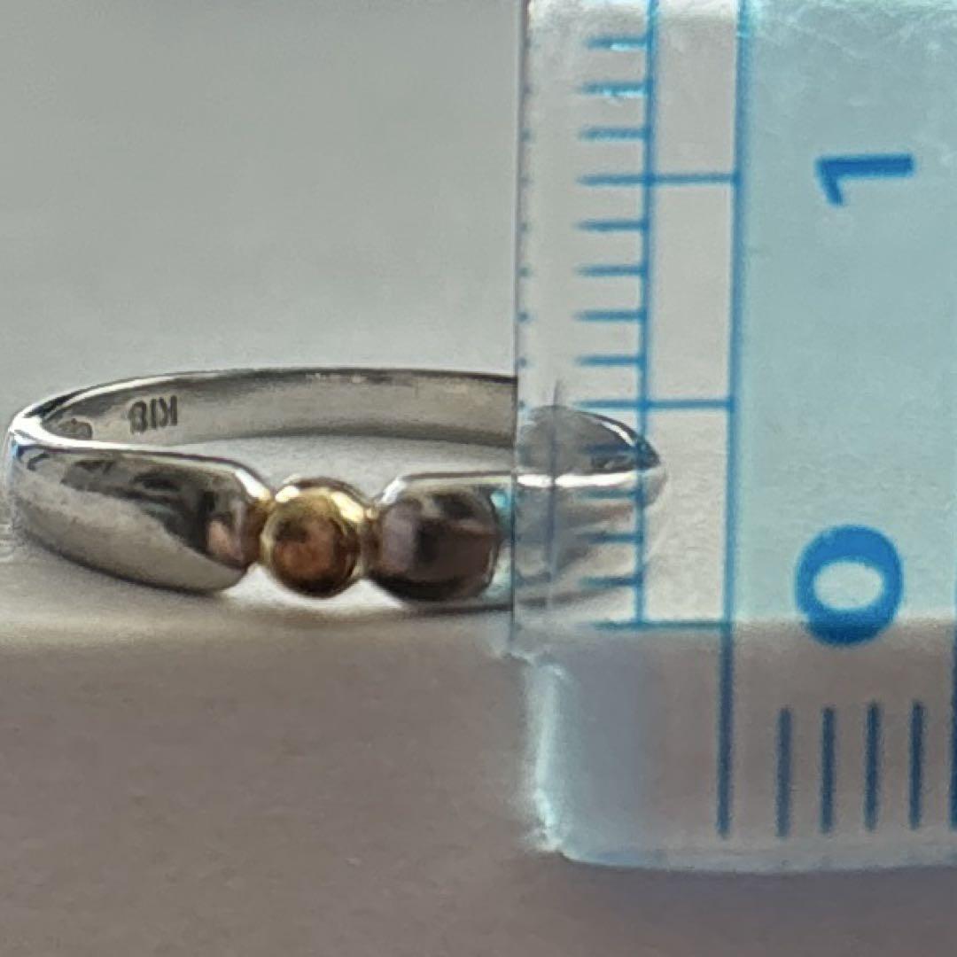 Pt900＆18K デザインリング✴︎used✴︎