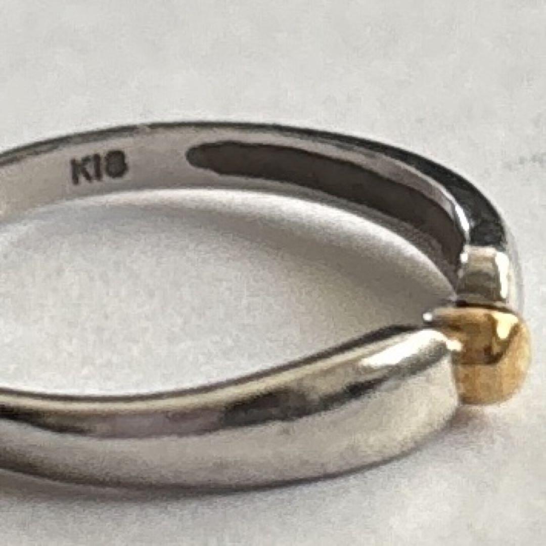 Pt900＆18K デザインリング✴︎used✴︎
