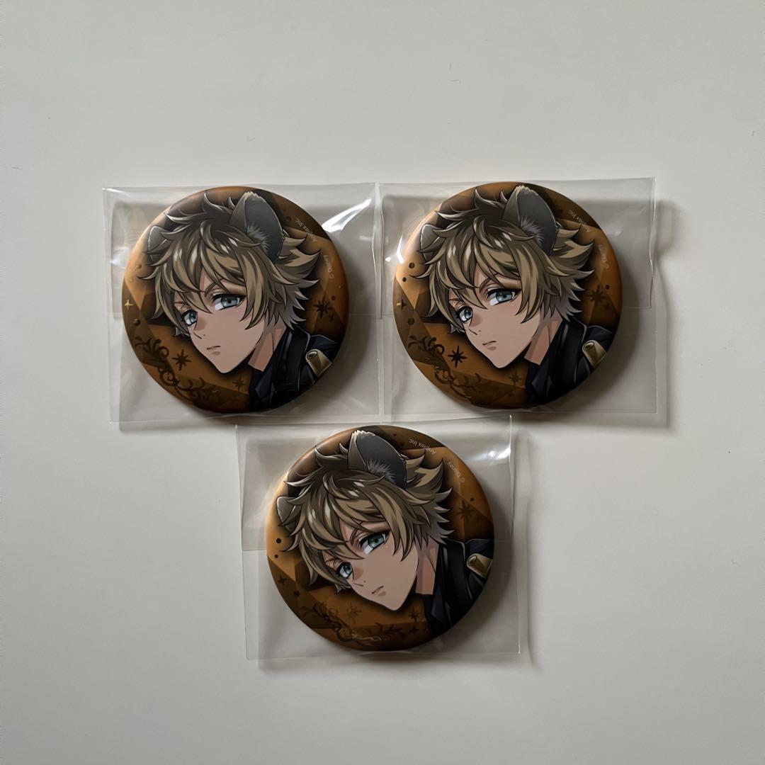 ツイステ ブレイジングジュエル POPUP 缶バッジ ラギー ツイステ 5周年 ポップアップショップ ブレイジングジュエル 缶