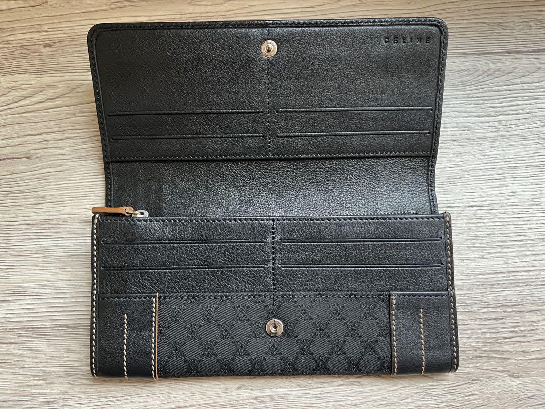 CELINE セリーヌ　長財布　マガダム　キャンバス
