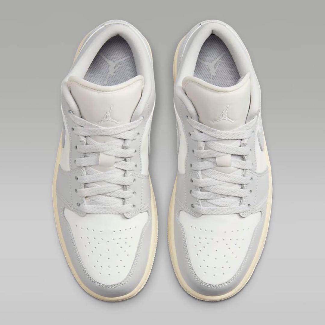 【新品27.5cm相当】NIKE｜W エアジョーダン１LOW｜セイル/グレー