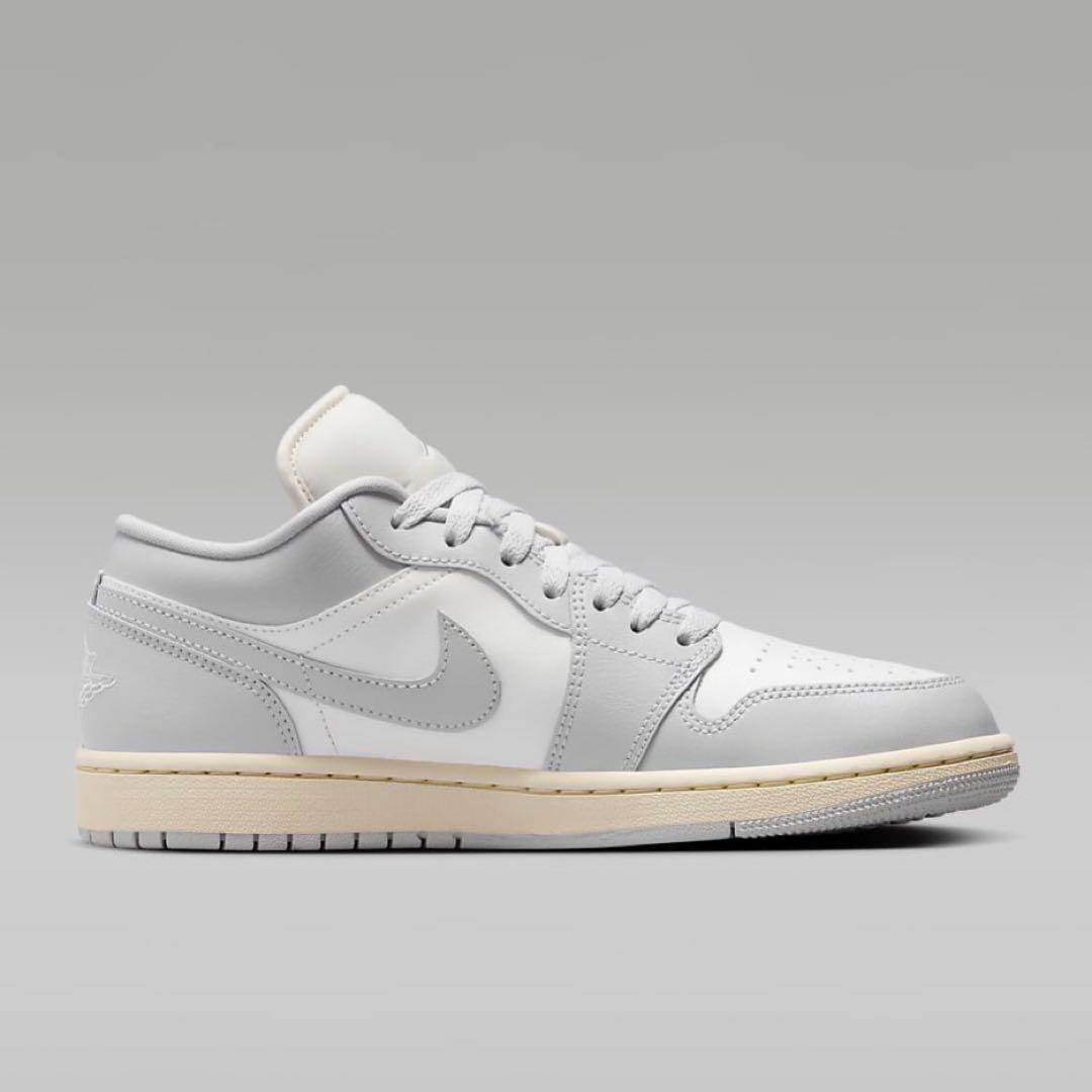 【新品27.5cm相当】NIKE｜W エアジョーダン１LOW｜セイル/グレー
