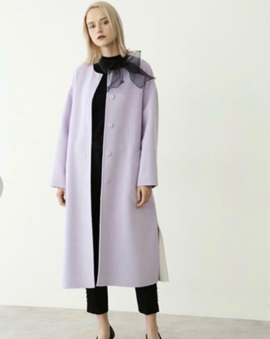 JILLSTUART ウールリバーコート