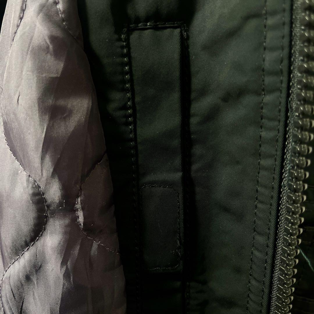 BENETTON ベネトン MA-1 フライトジャケット 54 黒 ビッグサイズ