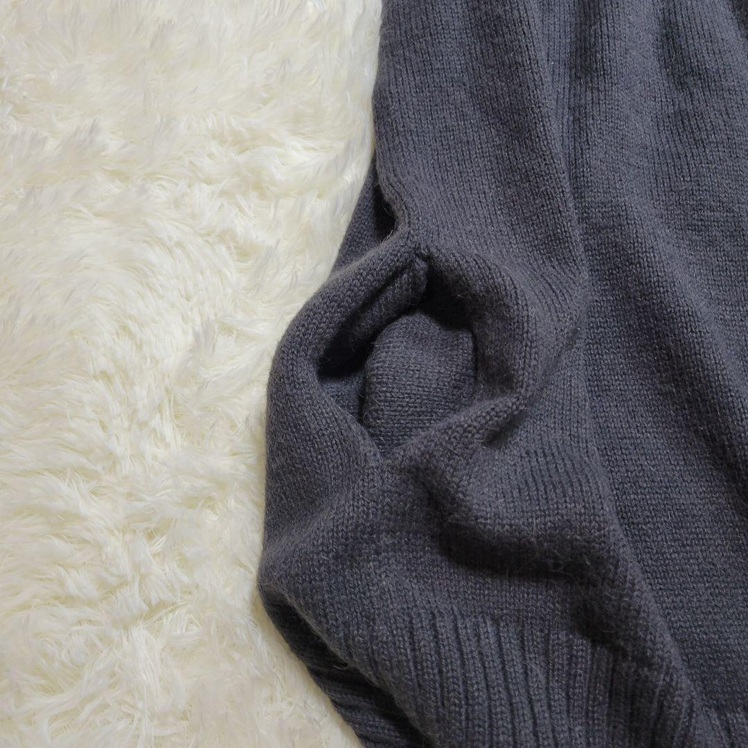 セオリーリュクス ニット ワンピース グレー 半袖 theoryluxe