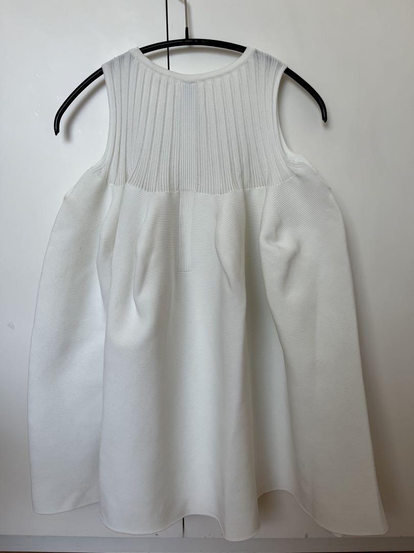 トップス CFCL POTTERY SLEEVELESS BUST FLARE TOP