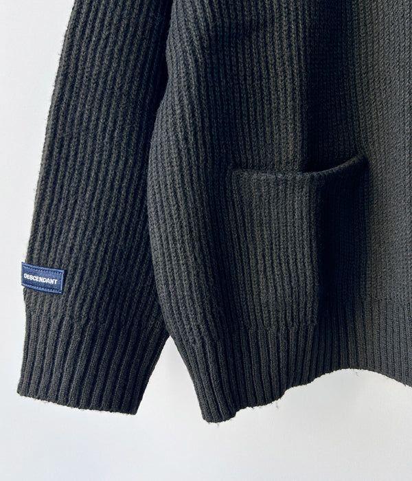 トップス DESCENDANT NURSE KNIT CARDIGAN