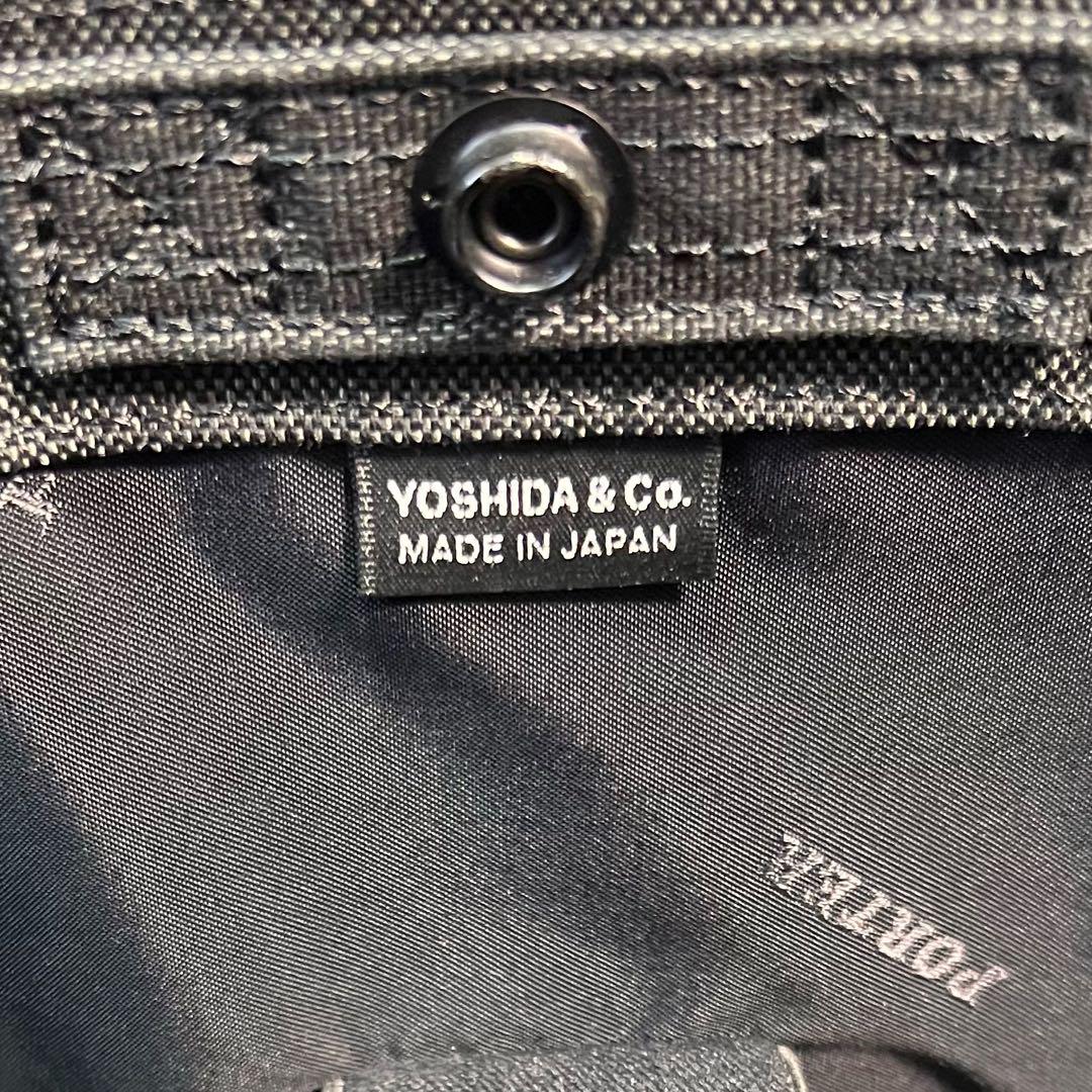 美品 PORTER フォーク ブリーフケース A4収納 ハンドバッグ BLACK