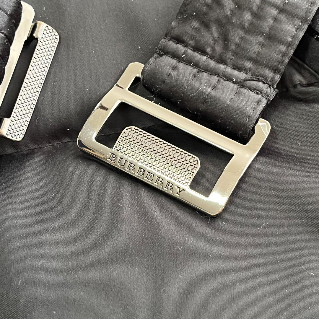 【極美品】バーバリー ダウンコート フォックスファー ノバチェック 黒 S相当 画像7