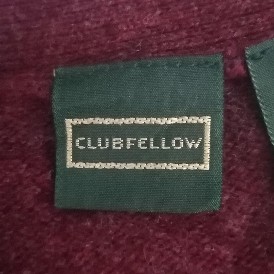 美品】CLUB FELLOW ラムズウールVネックカーディガン くるみ 美品】CLUB FELLOW ラムズウールVネックカーディガン くるみ