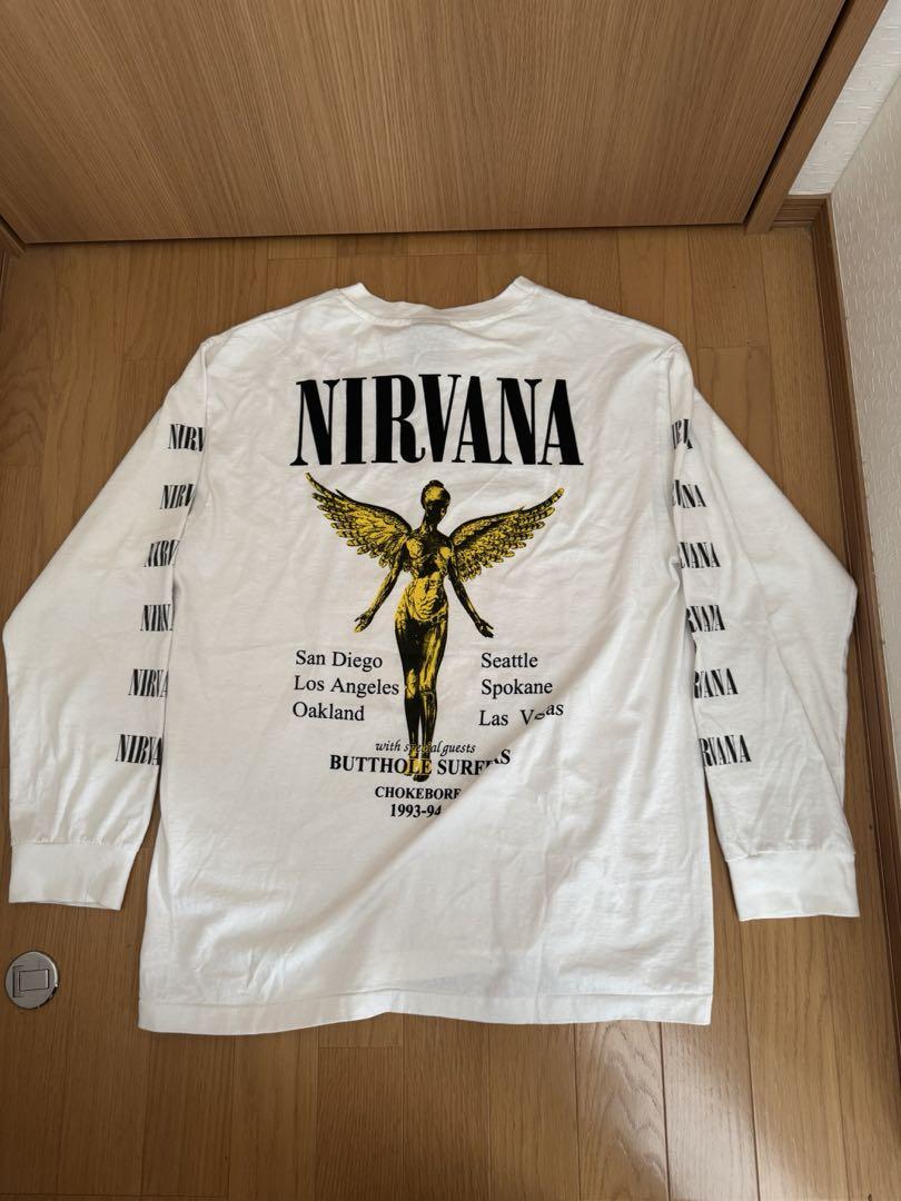 アメリヴィンテージNIRVANA ロンT Ameri（アメリ）の「NIRVANA BIG LS TEE（Tシャツ/カットソー