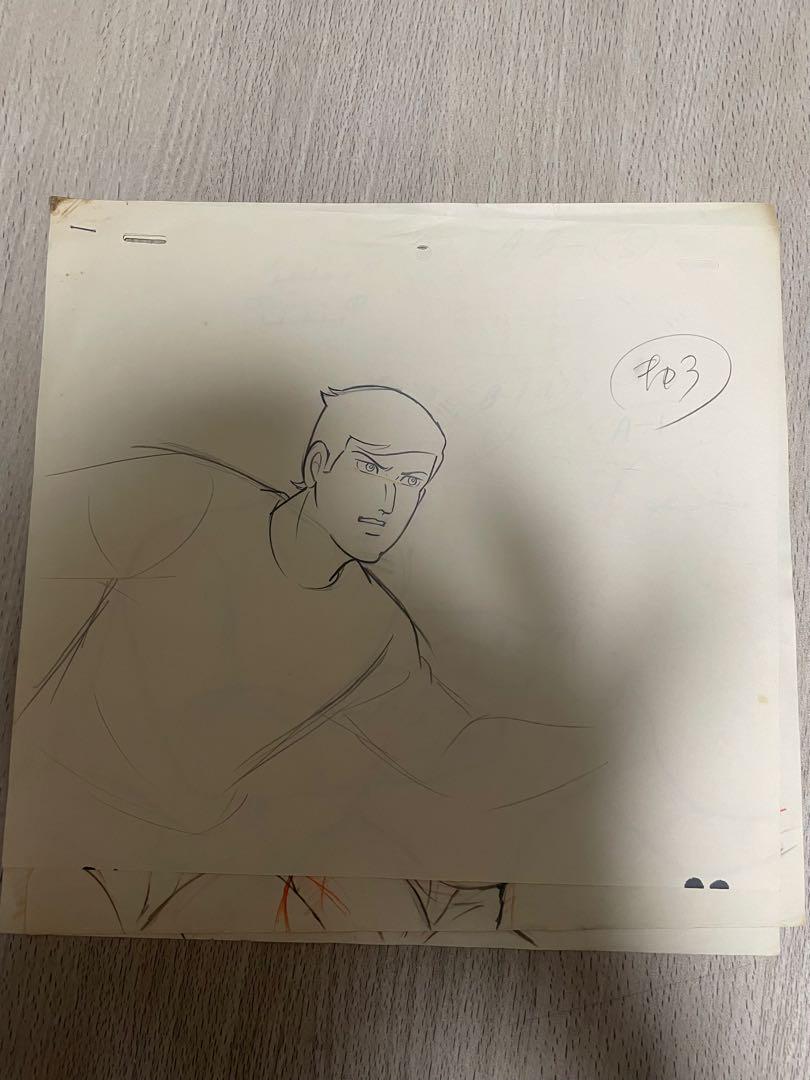 赤き血のイレブン セル画 ・ 原画 3枚 激レア