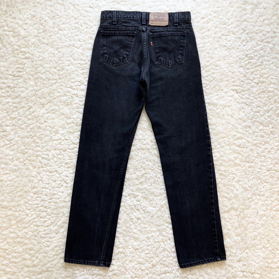 美品　90s USA製　リーバイス　501 ブラックデニム　サルファ　後染め 美品 希少 後染め黒 90's USA製 リーバイス501 ブラックジーンズ
