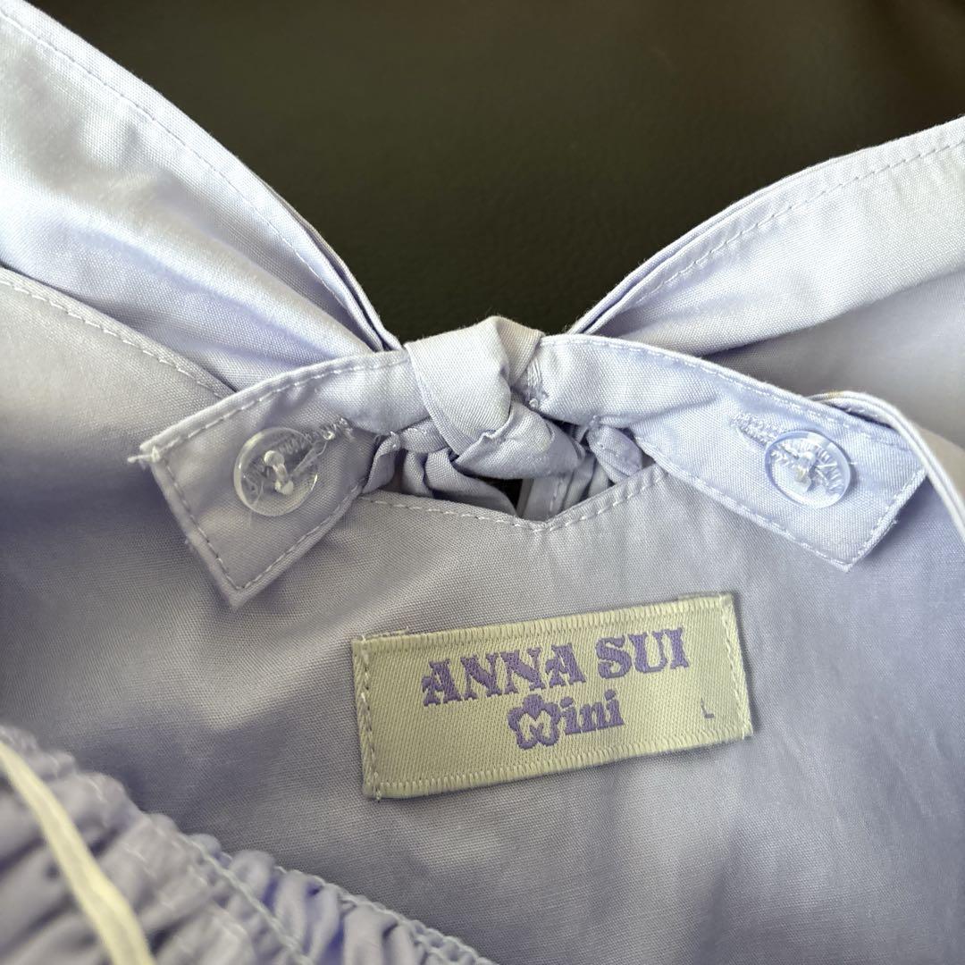 美品 ANNA SUI miniアナスイ スモッキングティアードワンピース