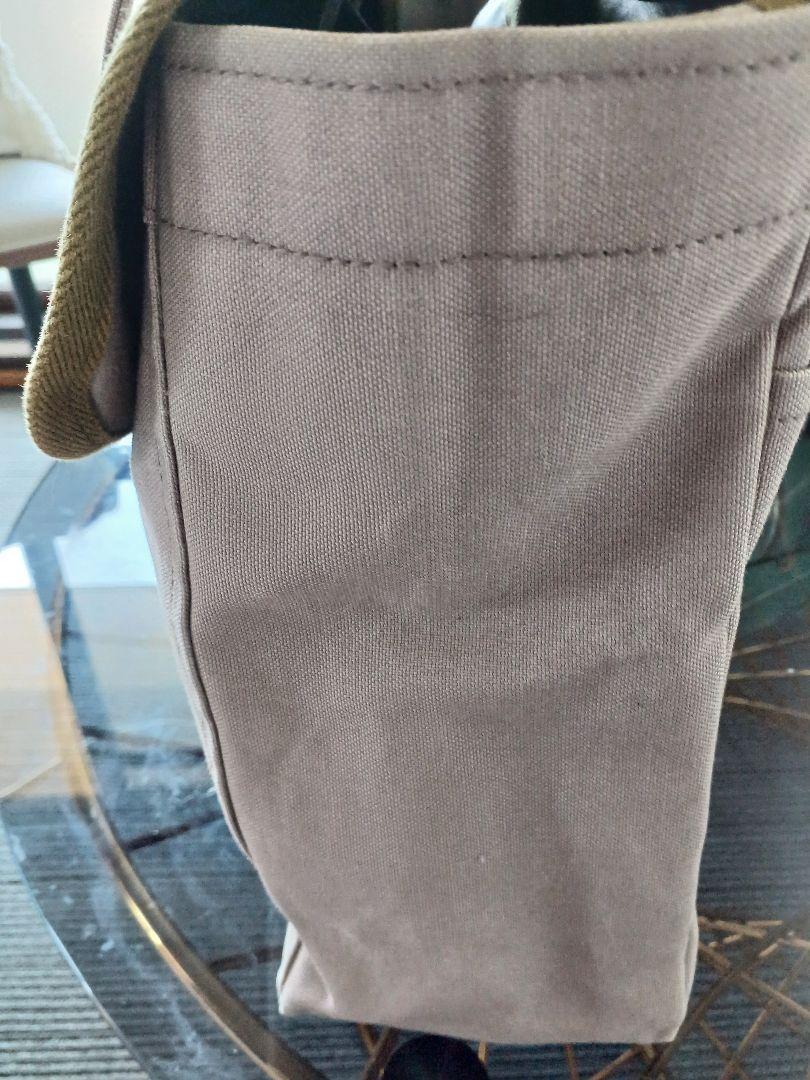 信三郎帆布　一澤信三郎　フラッグ　トート　バンドバック　肩掛け　カーキ
