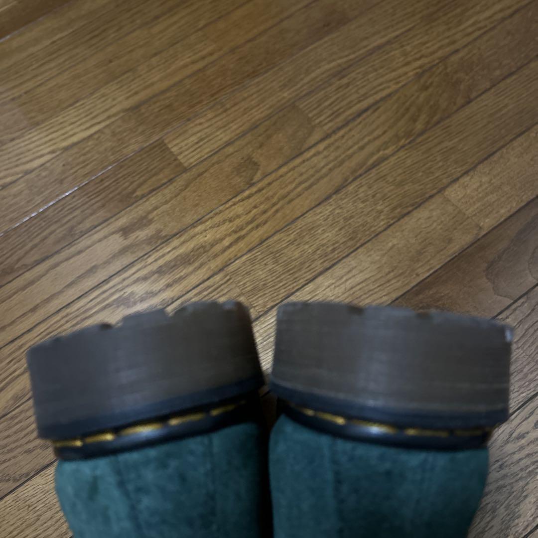 Dr.Martens イングランド製　3ホール グリーン　スエード　送料込み