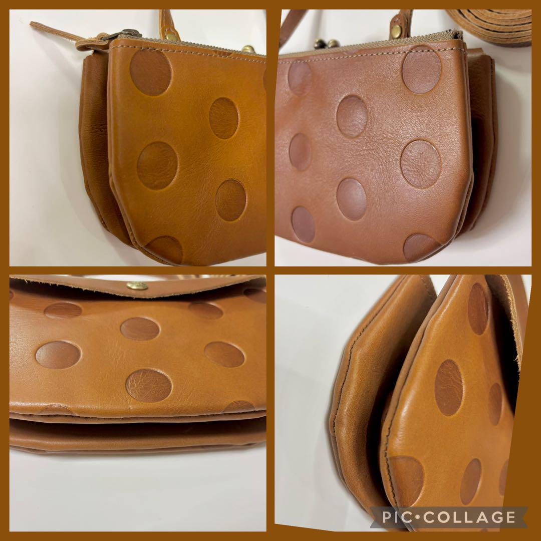 新品 Kanmi. カンミ キャンディ がまロ トート ウォレット 本革