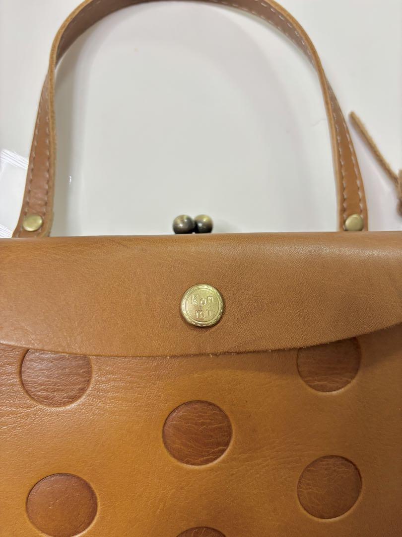新品 Kanmi. カンミ キャンディ がまロ トート ウォレット 本革
