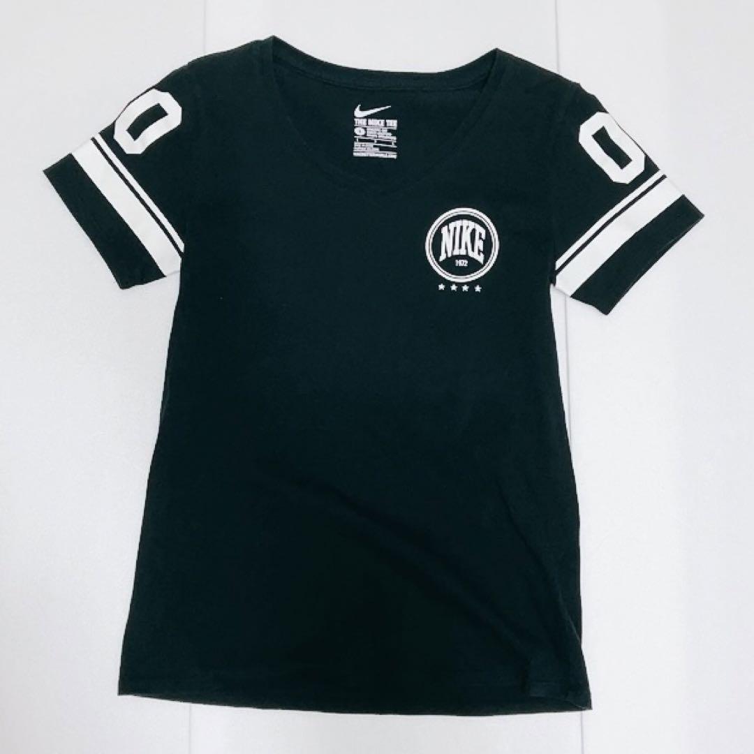 NIKE ナイキ Tシャツ y2k ピチt 平成ギャル 00s ブラックコーデ