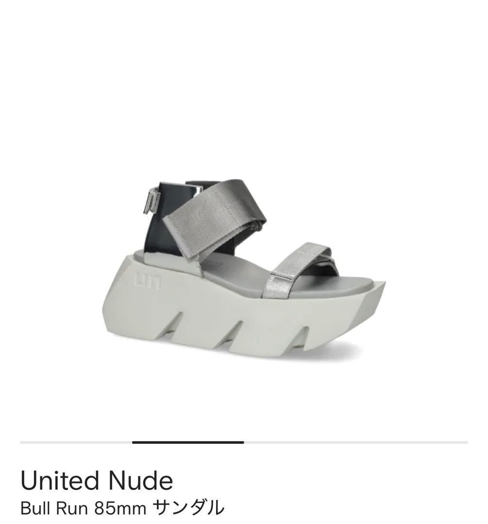 United Nude シルバー 厚底サンダル