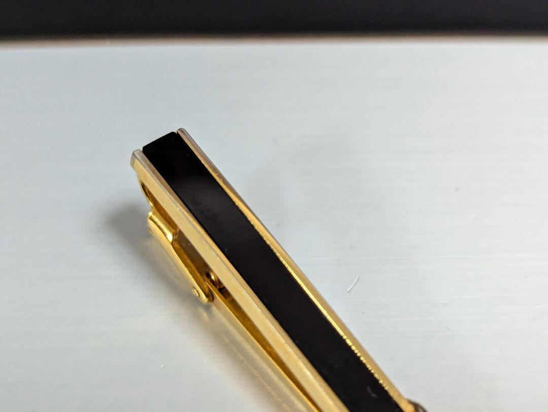 YVESSAINTLAURENT　ネクタイピン　オニキス