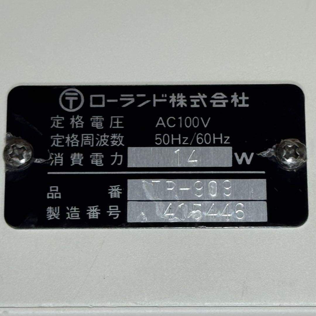 美品 Roland TR-909 後期型 国内版 ドラムマシン 動作動画有り