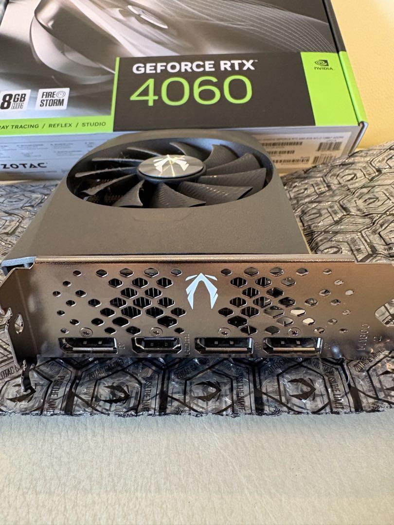 【美品】ZOTAC RTX 4060 8GB ゲーミング グラボ