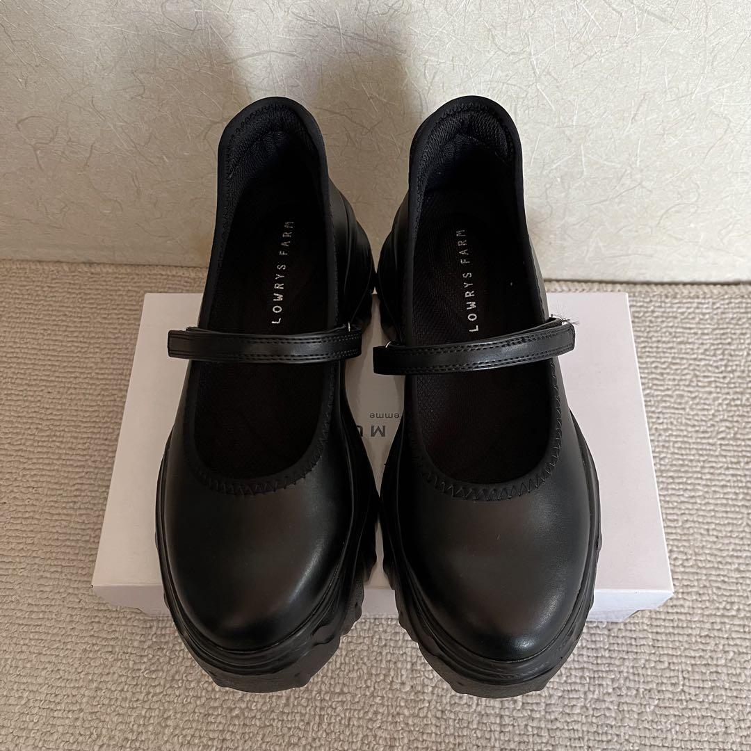 LOWRYSFARM ローリーズファーム バレエスニーカー ブラック M