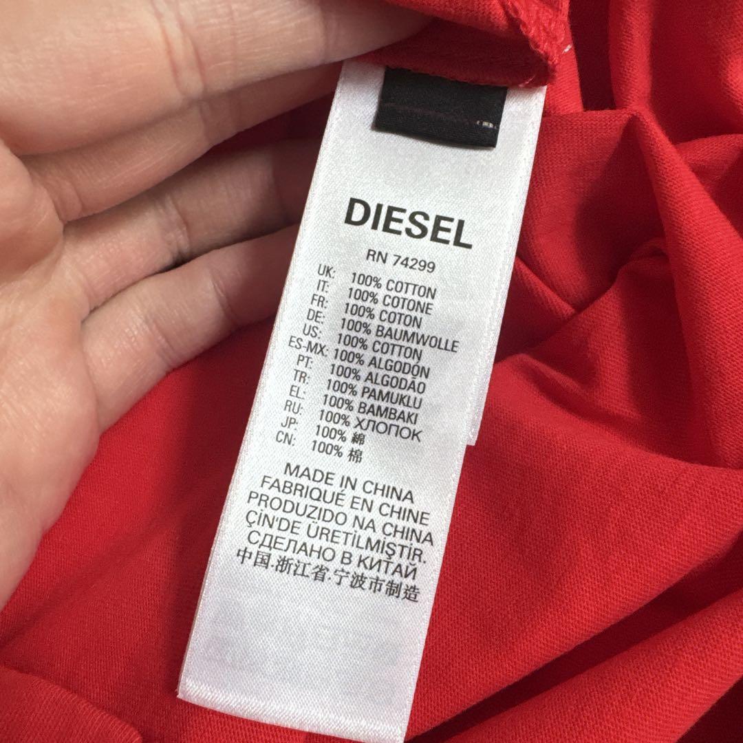 DIESEL 半袖Tシャツ レッド 新品タグ付き キッズ用