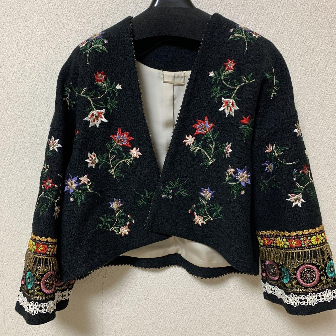 値引きする snidel エンブロイダリーブルゾン ジャケット・アウター