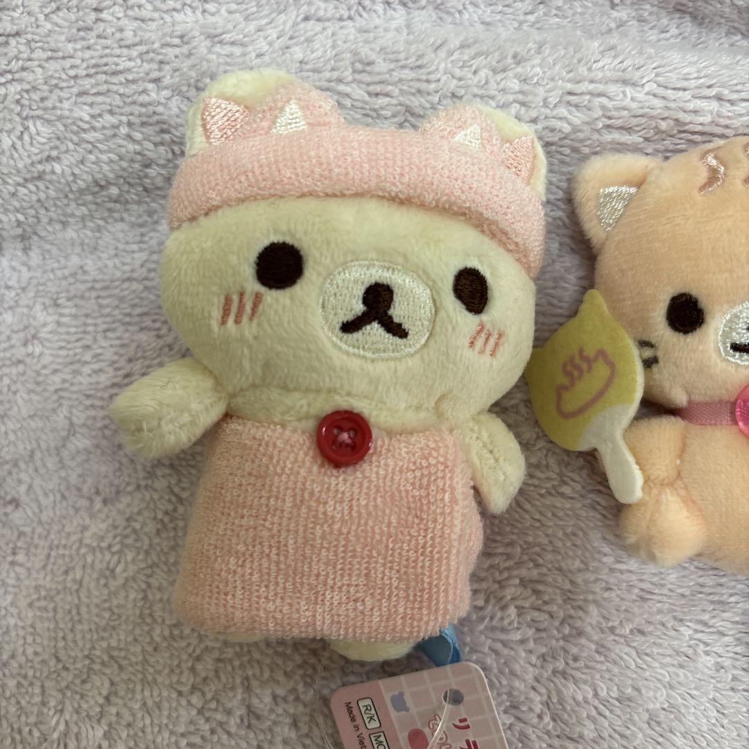 リラックマ ねこねこの湯 てのりぬいぐるみ コリラックマ おゆ