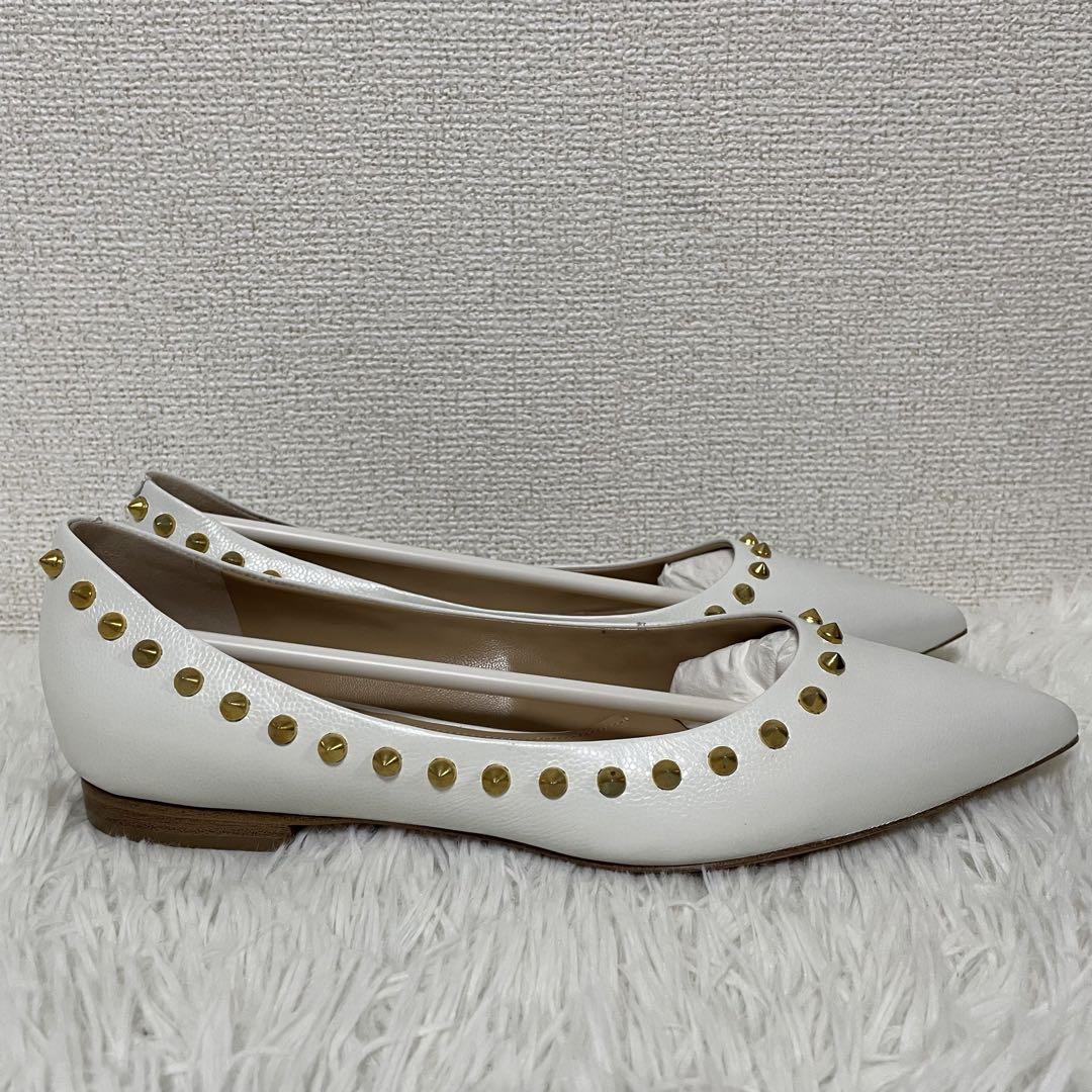 ⭐️新品未使用⭐️ PELLICO アンドレア　スタッズパンプス　ポインテッドトゥ