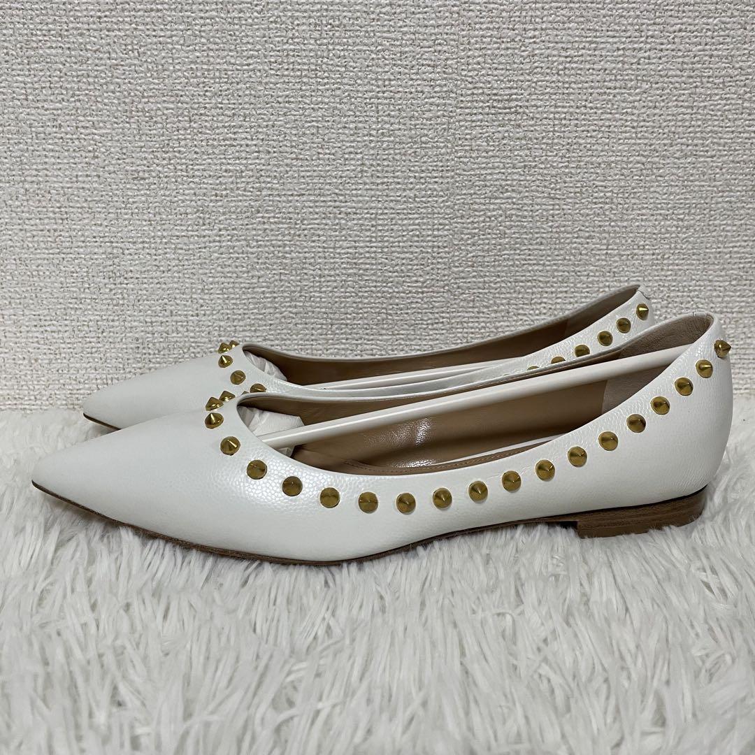 ⭐️新品未使用⭐️ PELLICO アンドレア　スタッズパンプス　ポインテッドトゥ