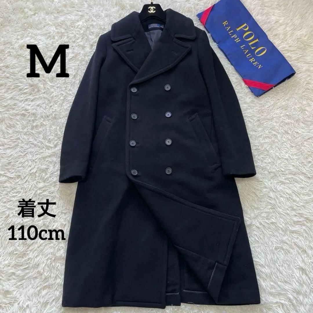 ポロラルフローレン 肉厚メルトン ポロコート ダブル チェスターコートXL(LL)・POLO RALPH LAUREN