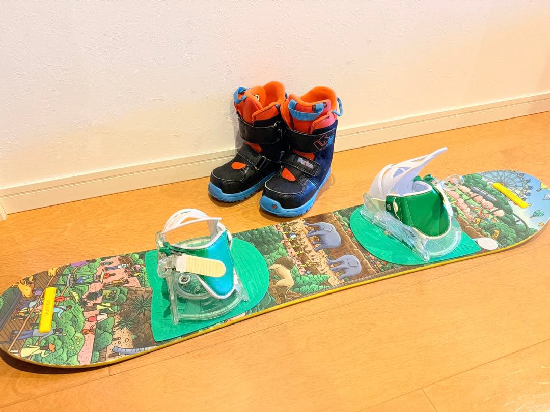 BURTON スノーボード&ブーツセット　3点セット 100cm 子ども用