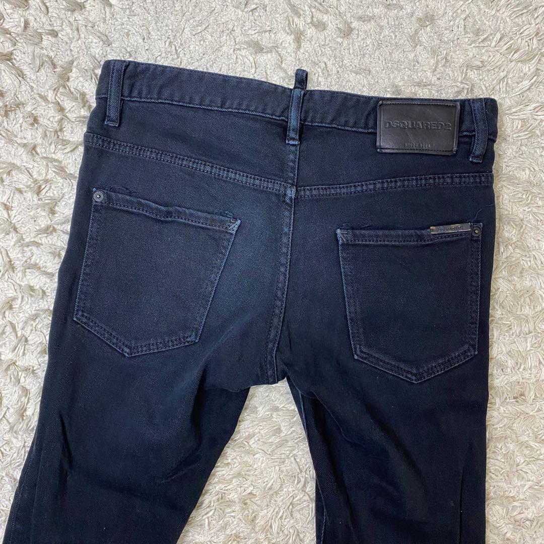 ディースクエアード　デニムパンツ　スキニーパンツ　ブラック　48