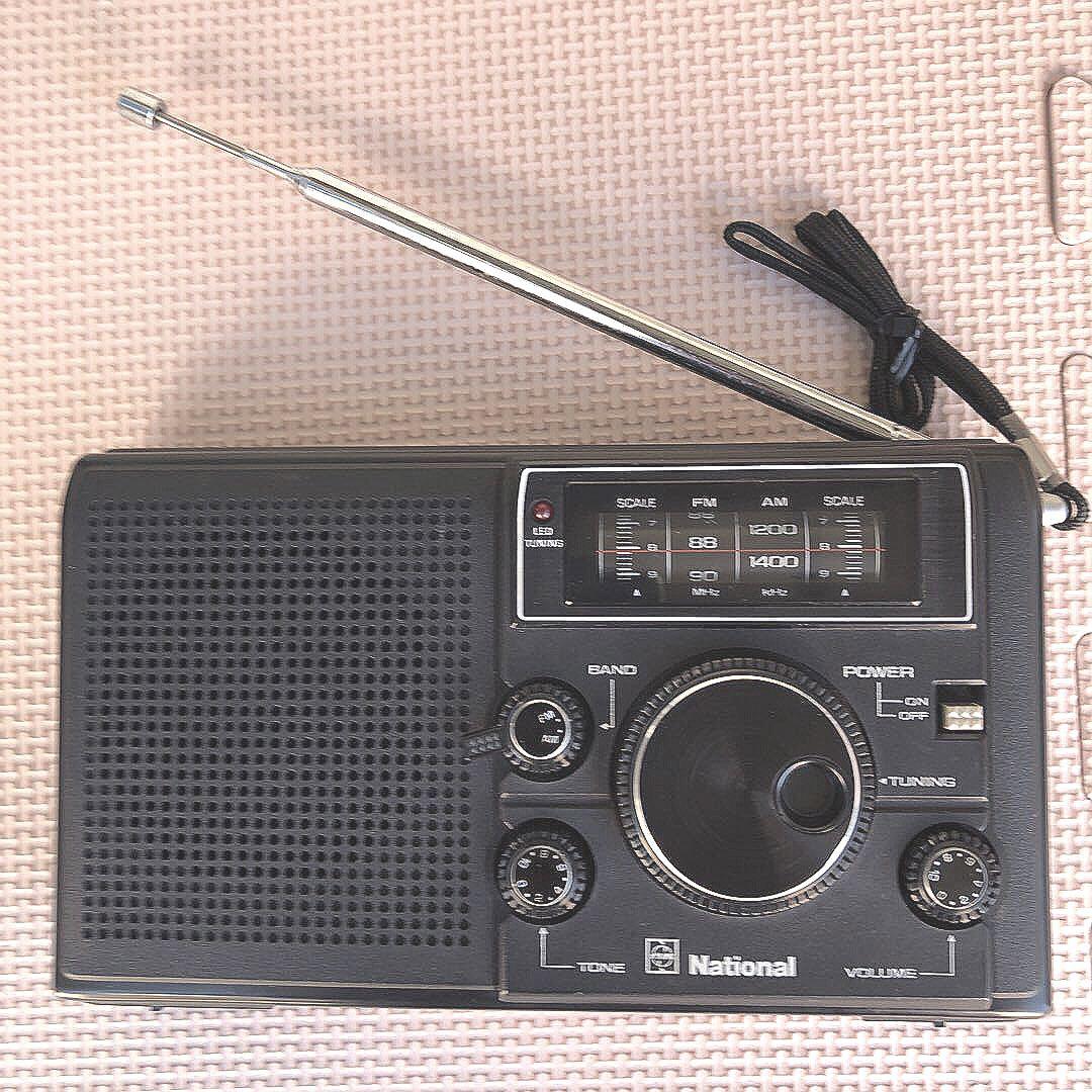 ナショナル　Panasonic AM/FM ラジオ　RF-068